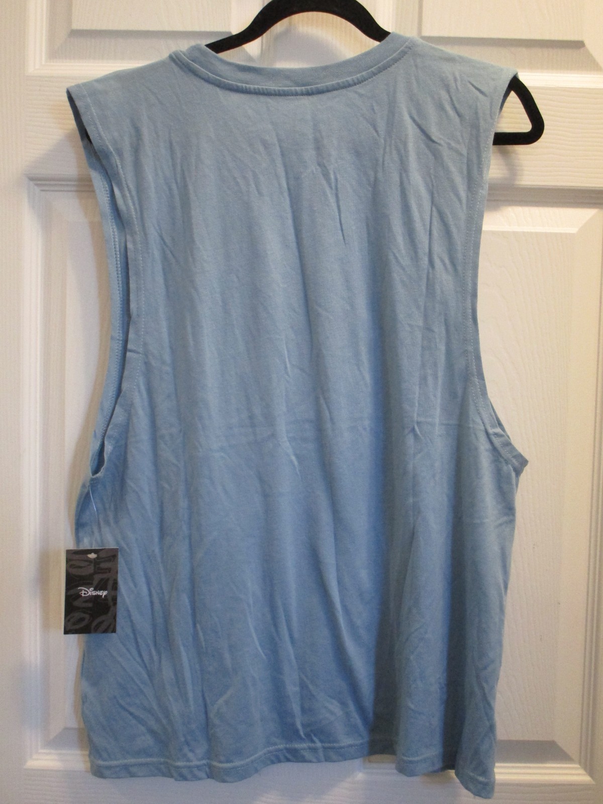 DISNEY LILO & STITCH SNACKS IS LIFE BLUE TANK TOP SIZE MEDIUM NEW
