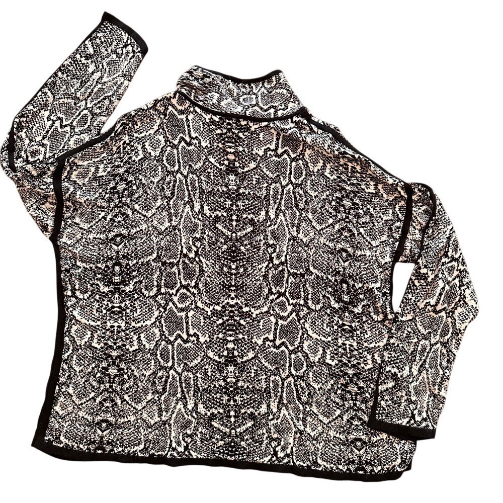 Ruby Rd. Monochrome Knit Fabric pullover size XL womens