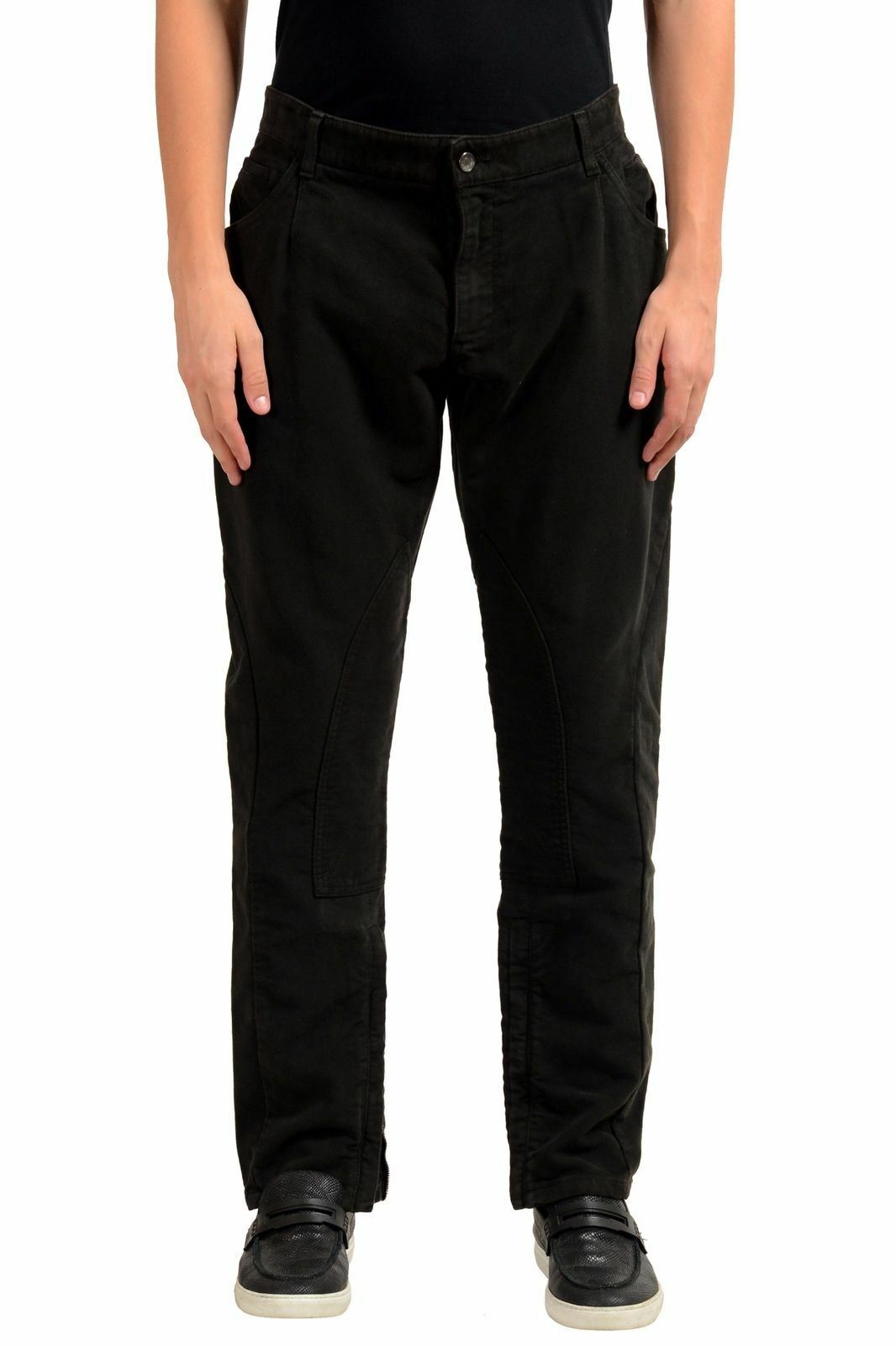 Dolce & Gabbana Men’s Brown Zip Up Casual Pants Size 28 30 32 34 36