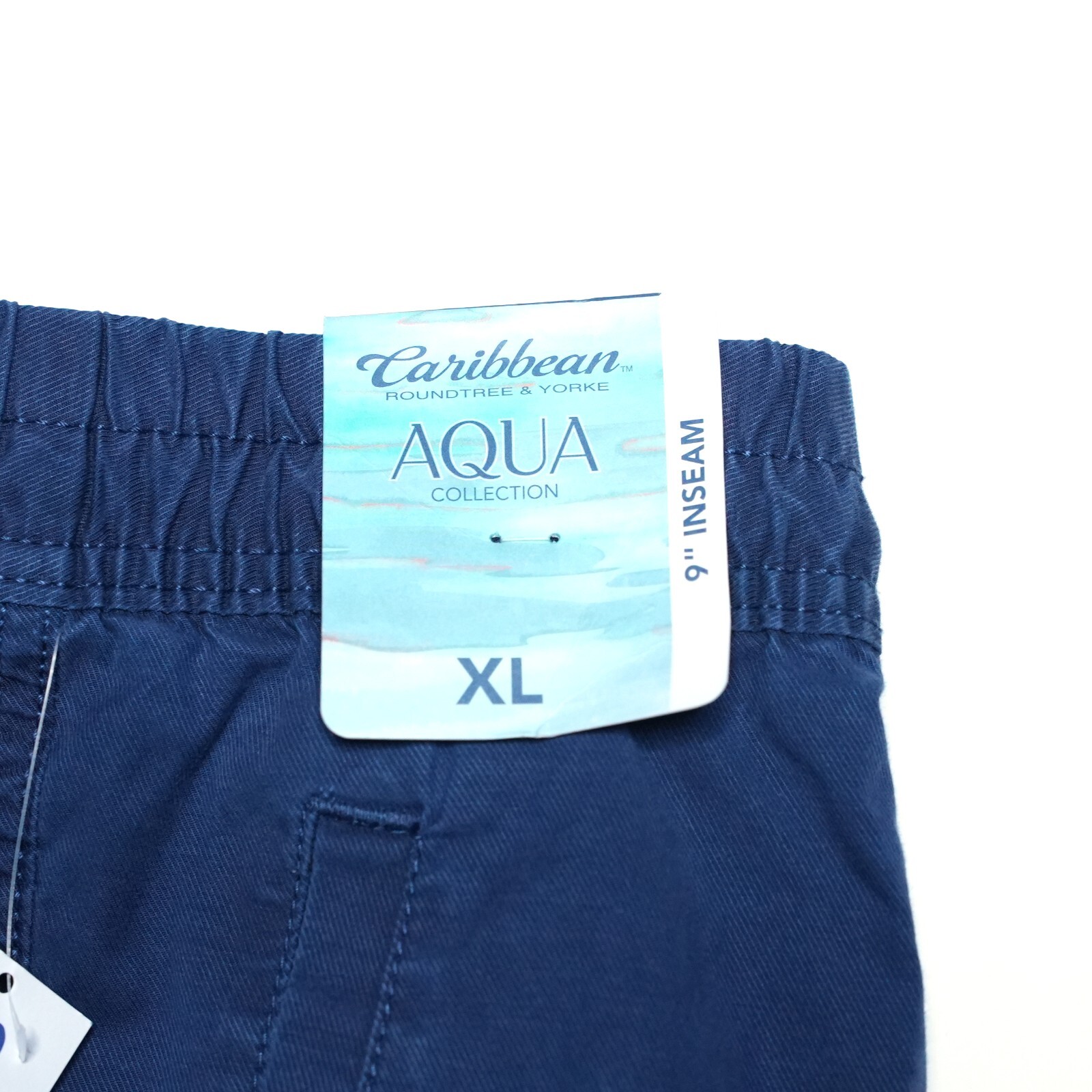 Roundtree & Yorke Caribbean Men’s Shorts XL 9″ Inseam Blue NWT Retail $69.95