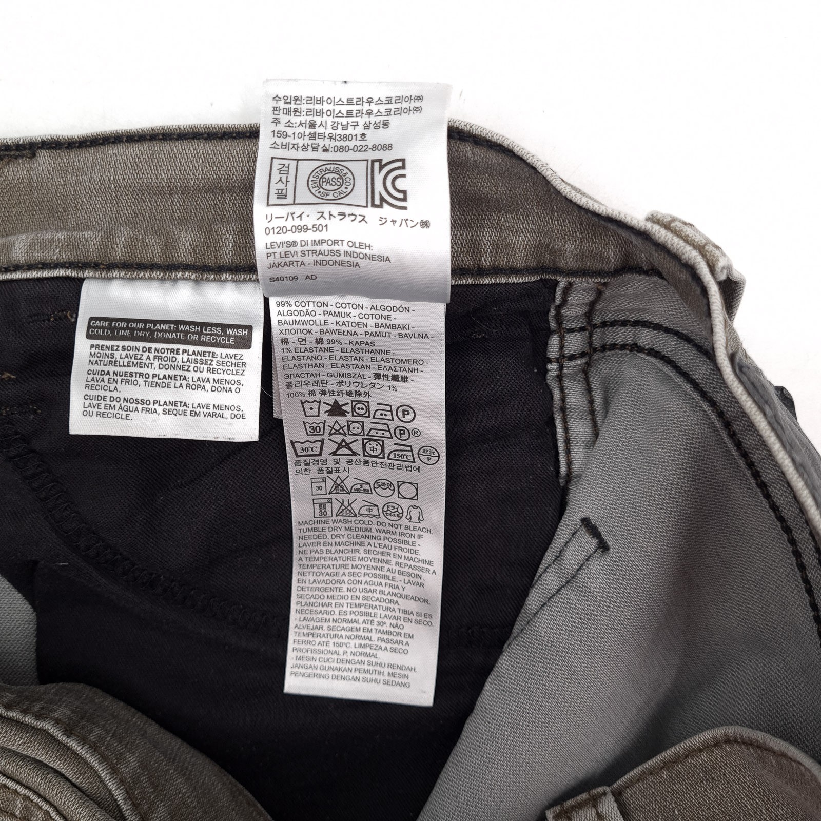 Vintage Levi’s Jeans 511 Men Stretch Slim Straight Yo0 Size W32 L28