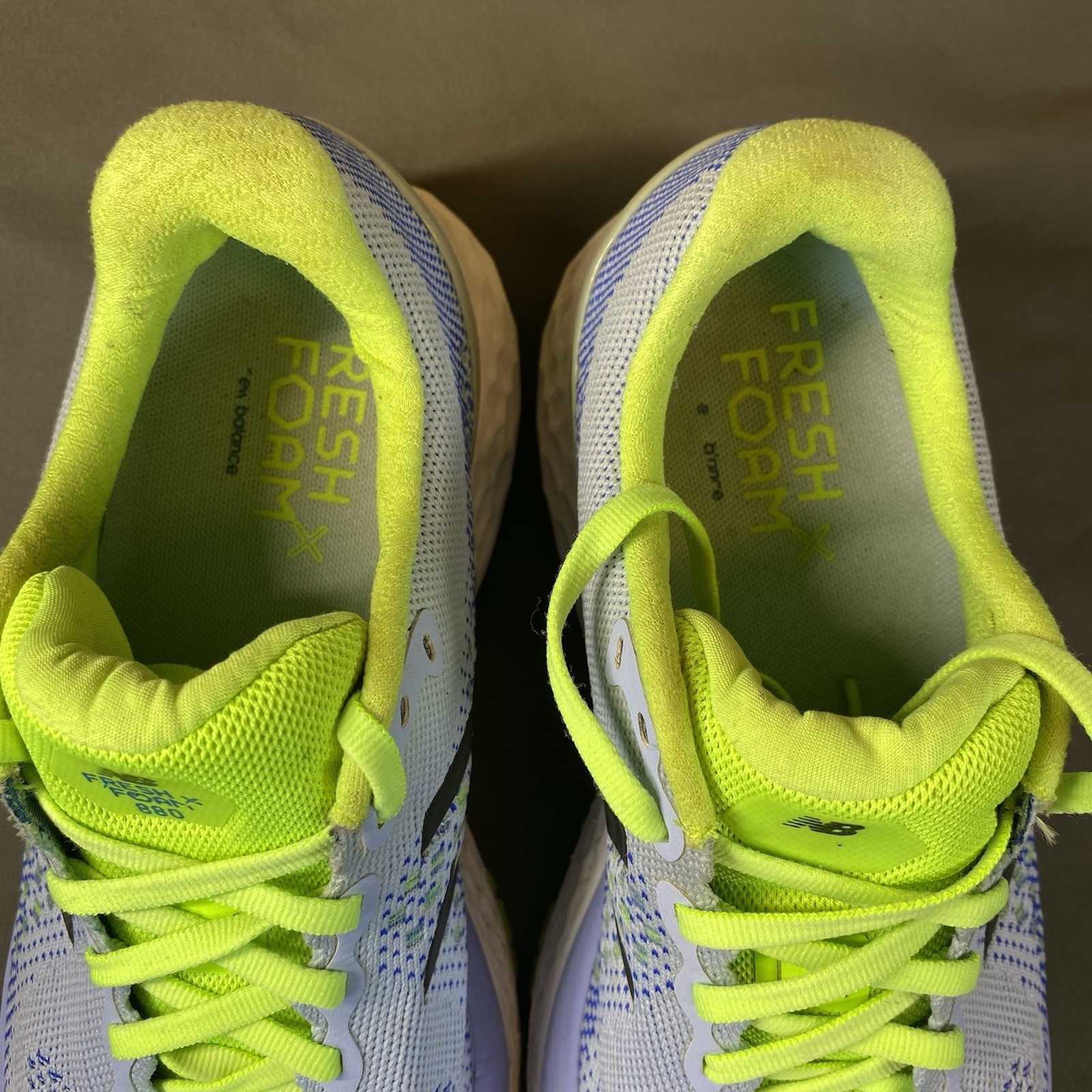 New Balance Womens W880F10 Blue Running Shoes Sneakers Size 10