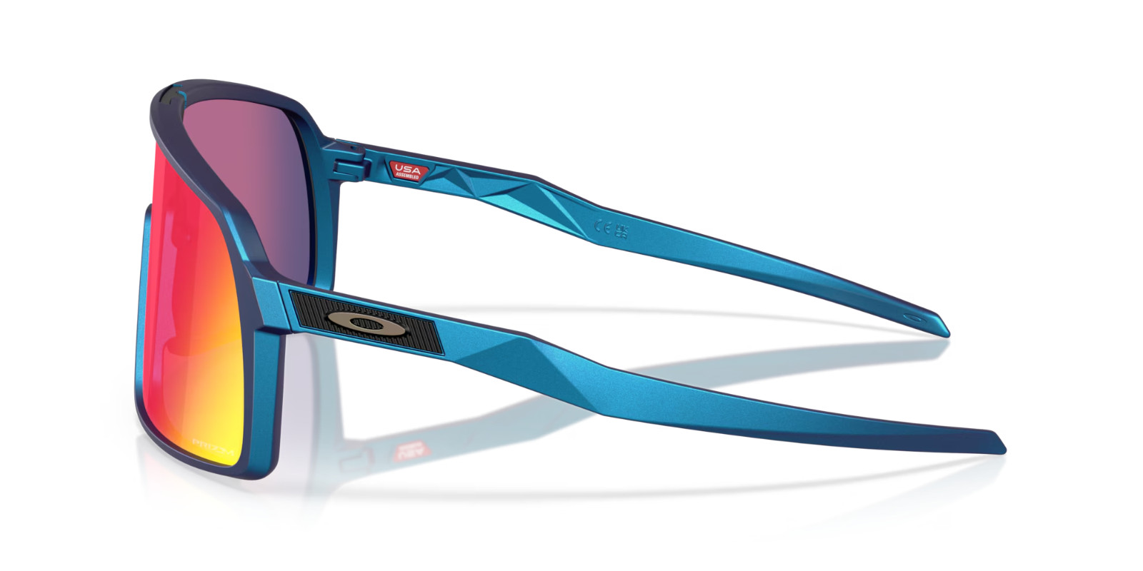 Oakley SUTRO Sunglasses OO9406-C137 Matte Cyan/Blue Colorshift / PRIZM Road Lens