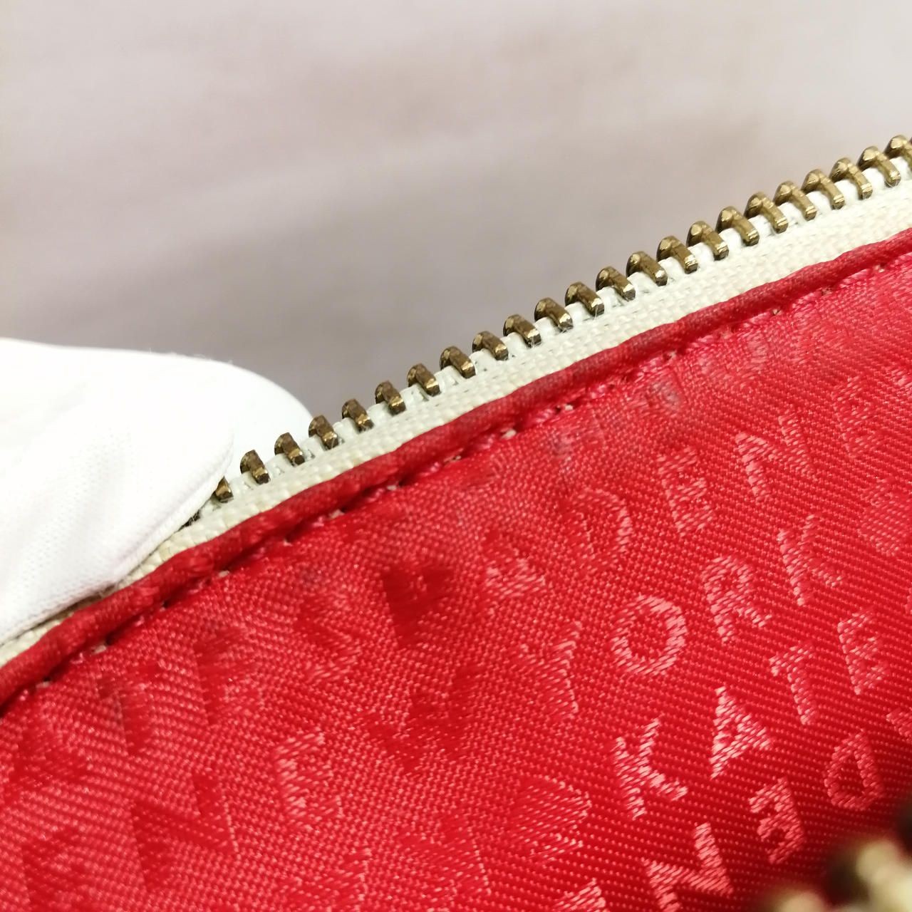 KATESPADE Biolor 2 Way Bag WKRU3083 Beige X Black Damaged Used