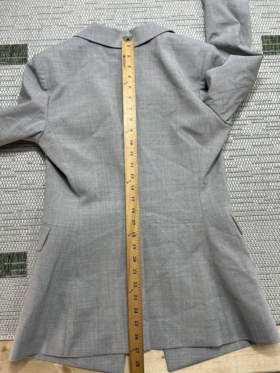 Theory Jacket Womens 6 Gray Wool Sports Coat