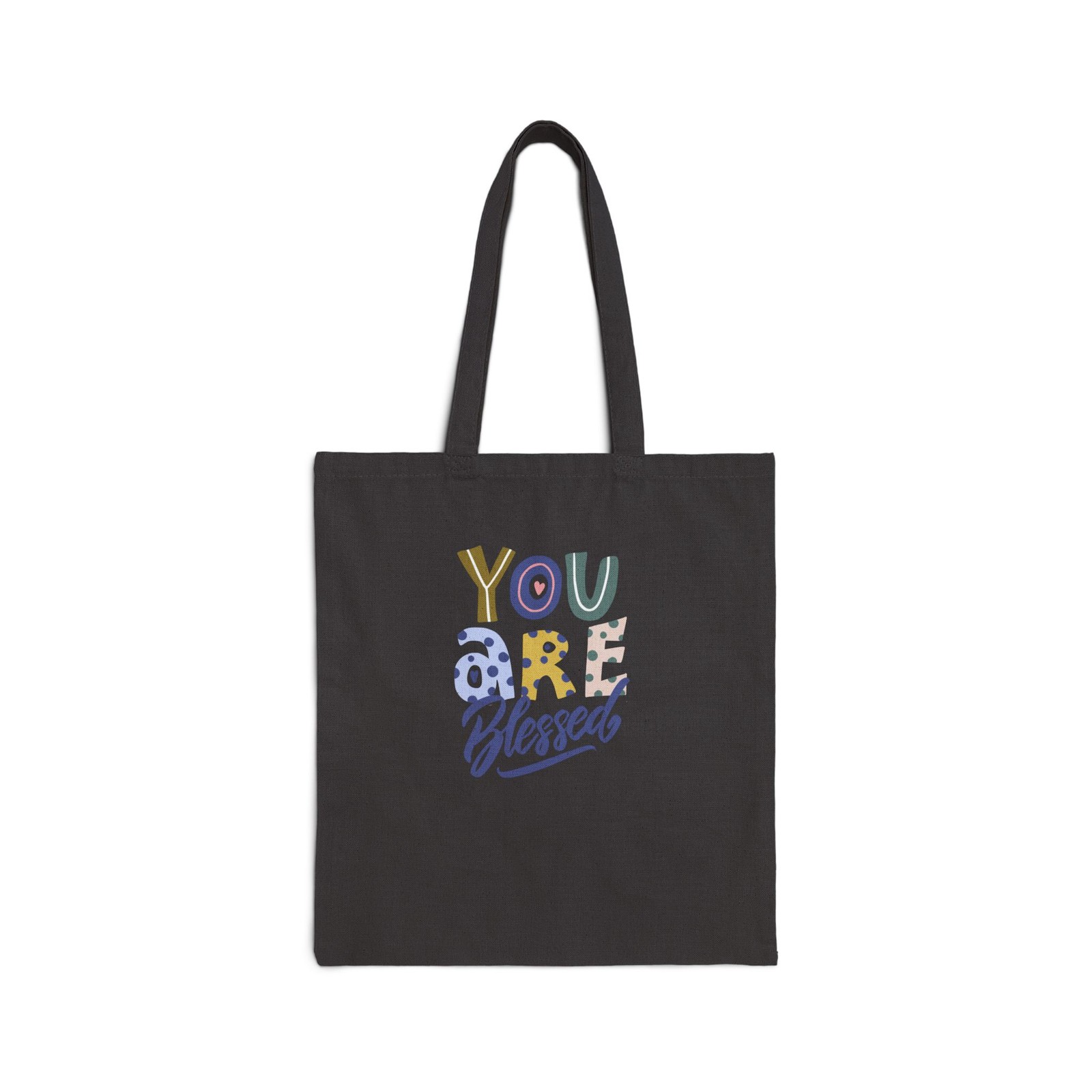 You Are Blessed tote bag | inspirational scripture canvas tote