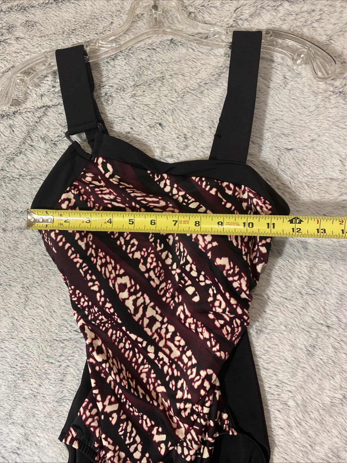 Aqua Green Tummy Control Full Coverage One Piece Swimsuit Bathing Suit Medium