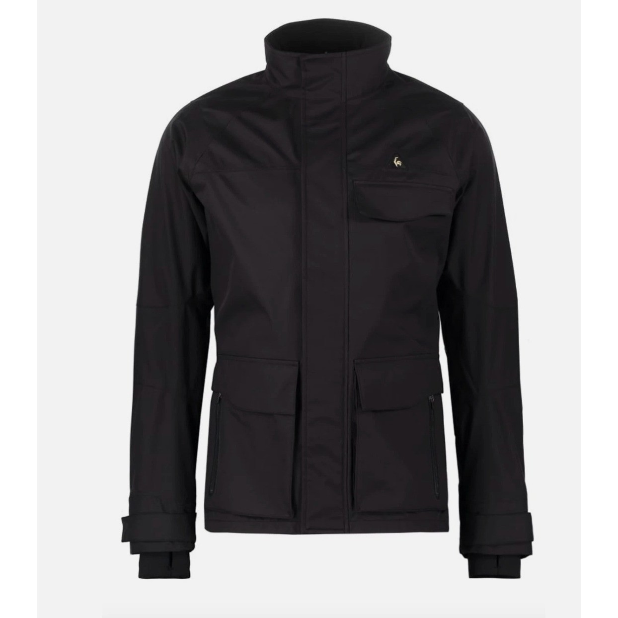Le Coq Sportif Ermilos Black Outdoor Jacket Mens XL Sportswear Outerwear