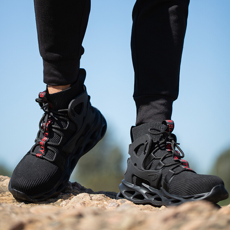 Indestructible Mens Work Boots Steel Toe Safety Shoes Sneakers Lightweight Shoes