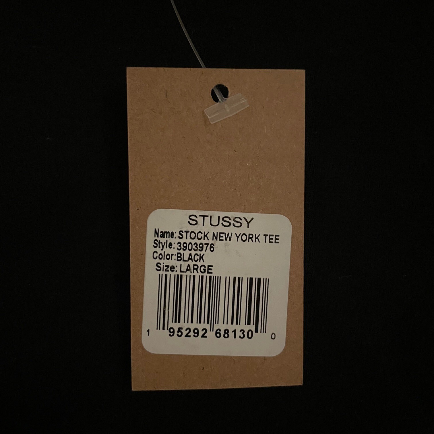 Stussy Stock New York Tee Black 2025 (New With Tags) (ALL SIZES AVAILABLE) ✅