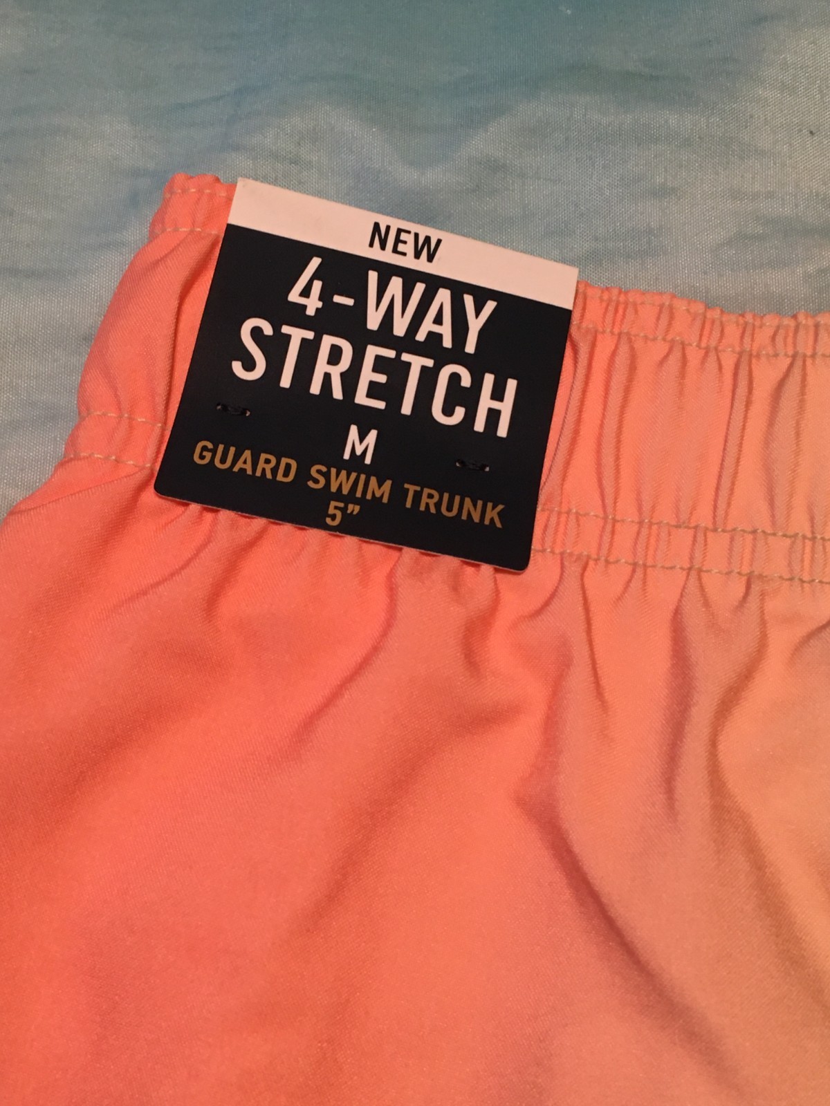 Mens Hollister 4-way Stretch 5″ Guard Swim Trunk size Medium (M) NEW w/ tags NWT