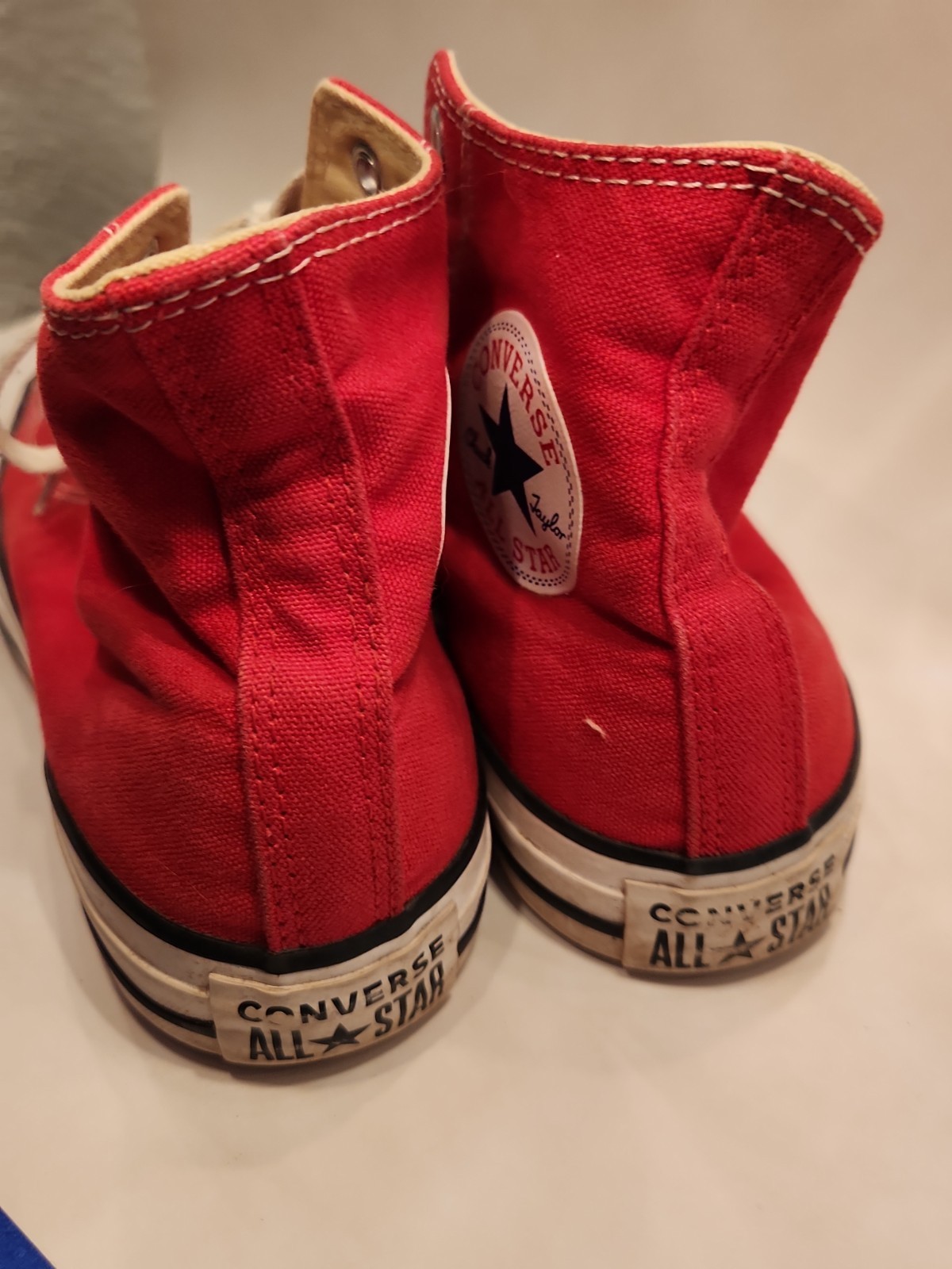 Converse Chuck Taylor All Star Canvas High Top Red Lace-Up Unisex M5/W7