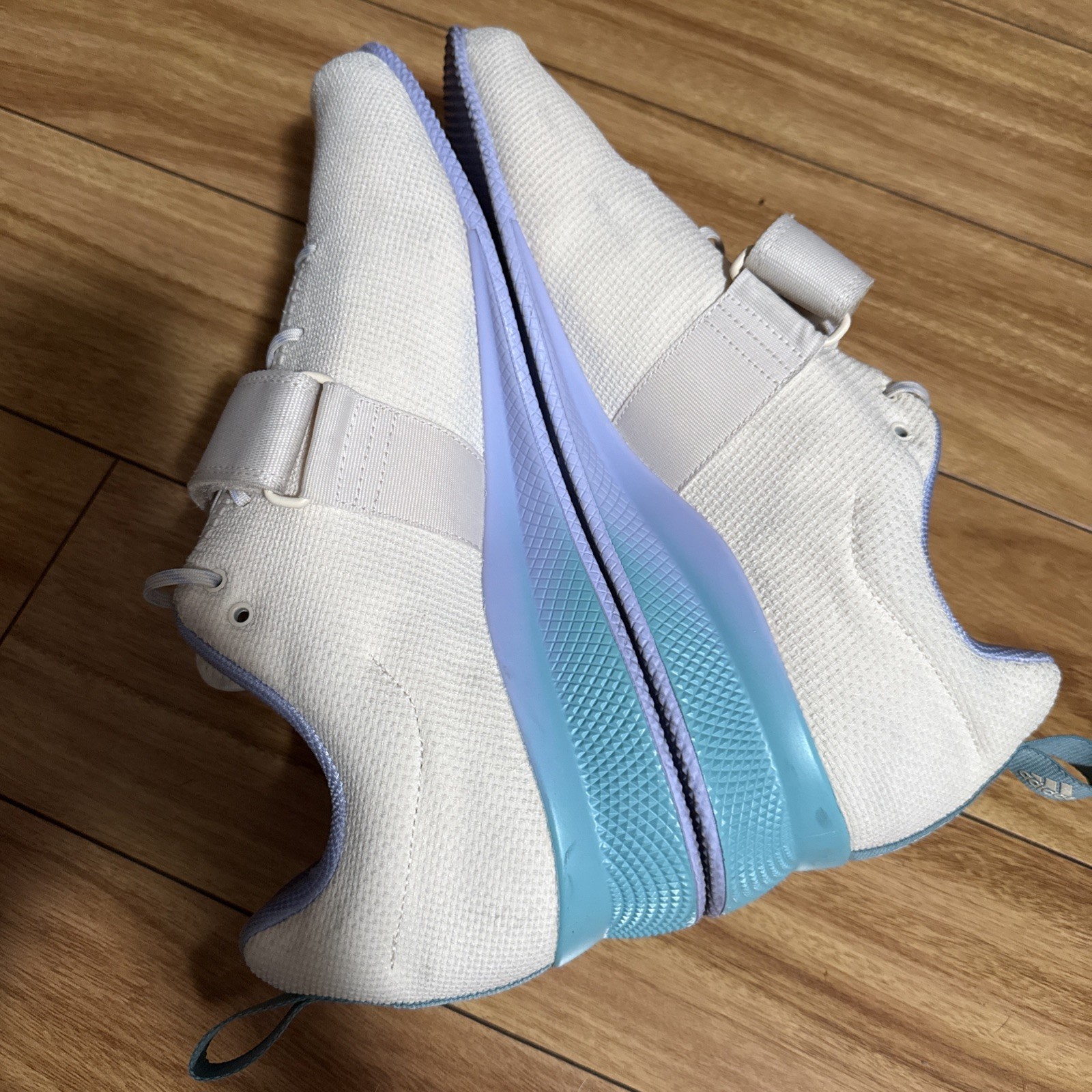 Adidas Adipower Weightlifting 2 Wonder White Violet Tone – Size US 11.5
