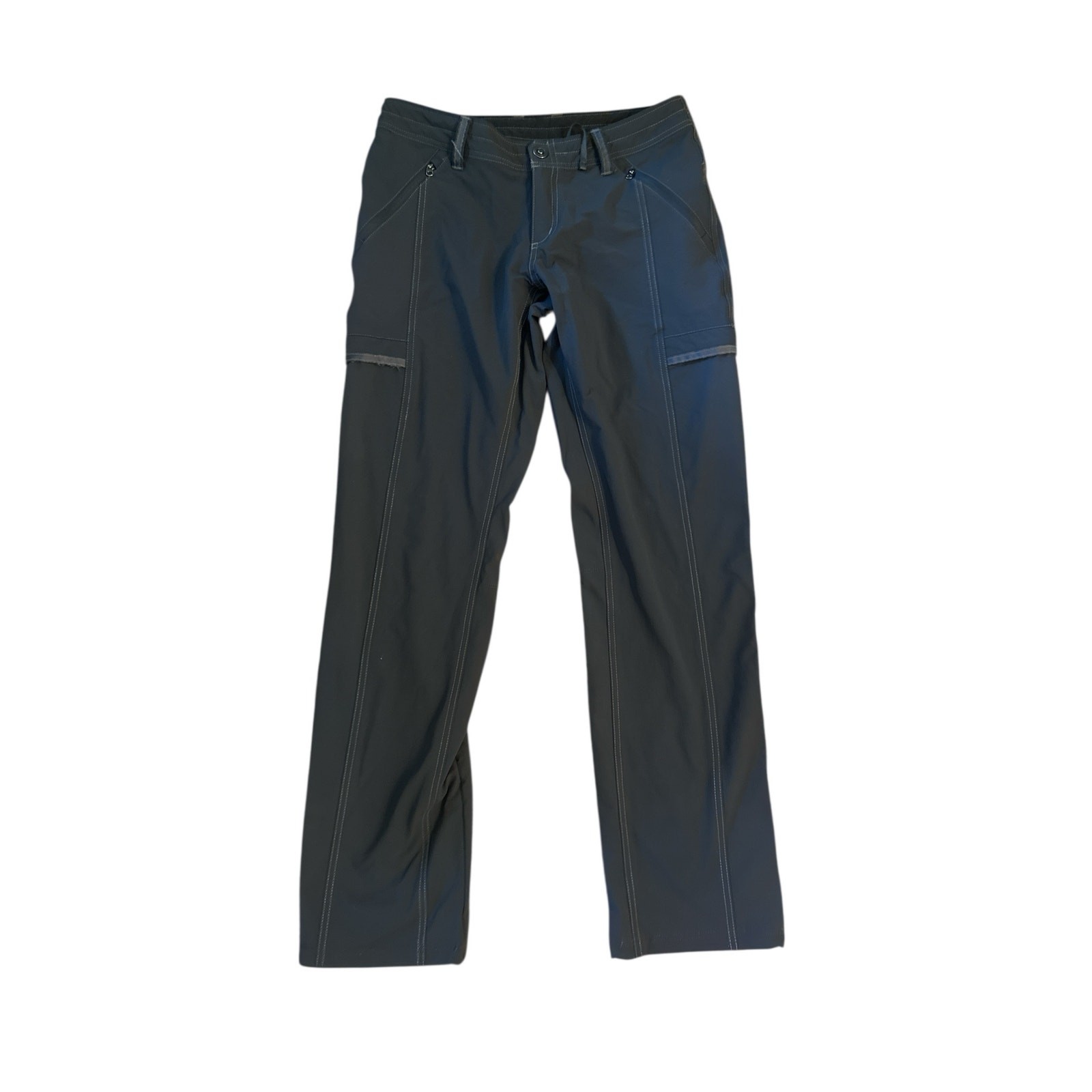 Women 6 Reg Kuhl 6174 Destroyr Pant Gray Softshell Hike DWR Camp Outdoor