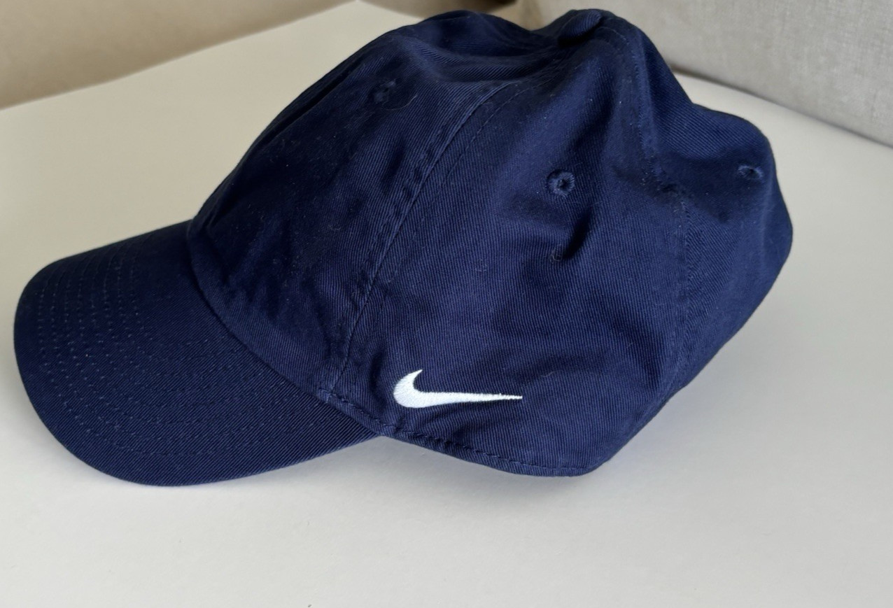 Nike Heritage 86 Campus Team Navy Adjustable Cap 102699-419 One Size Cotton NEW