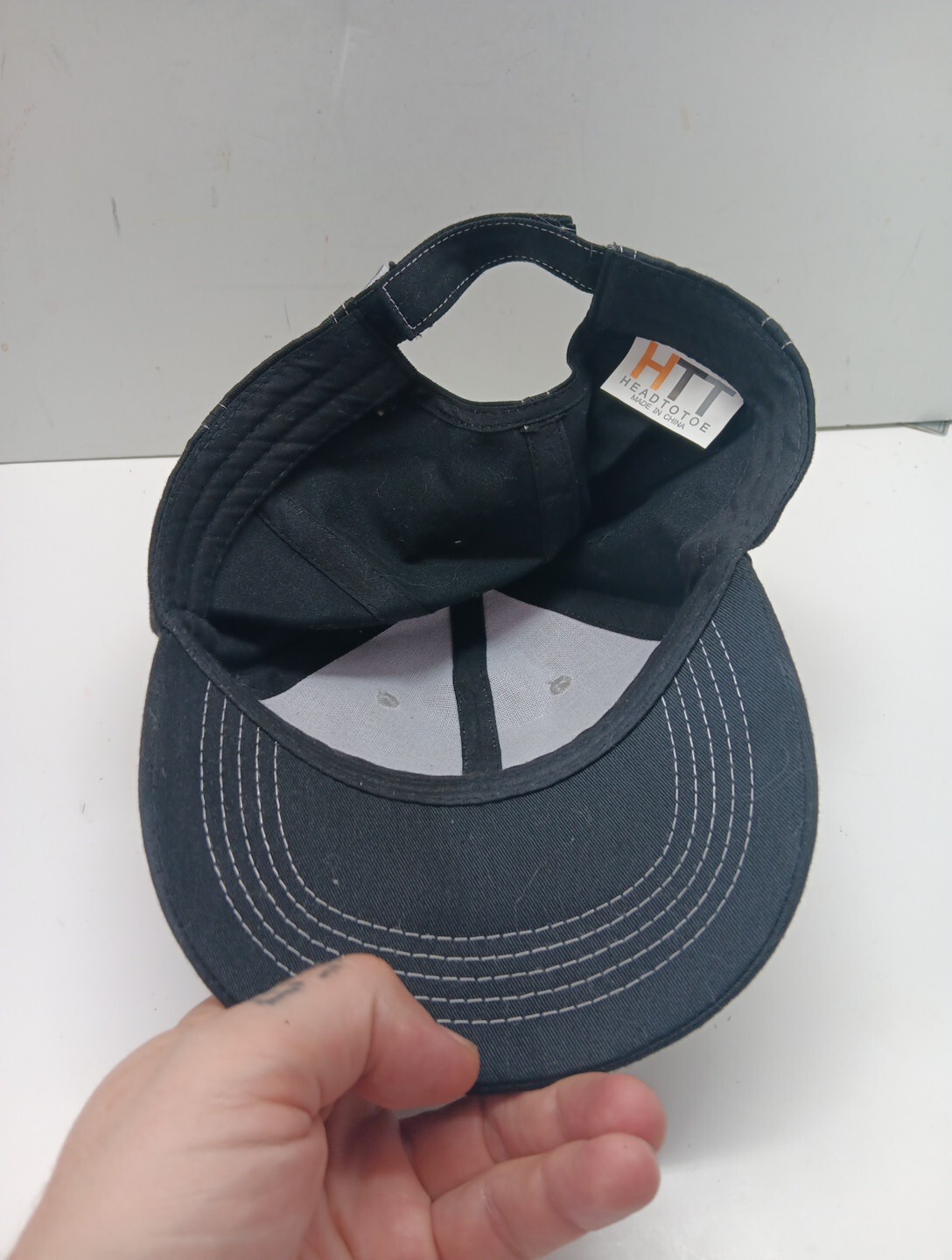SUBARU 100% recycled polyester hat cap hat Gray And Black Strap Back