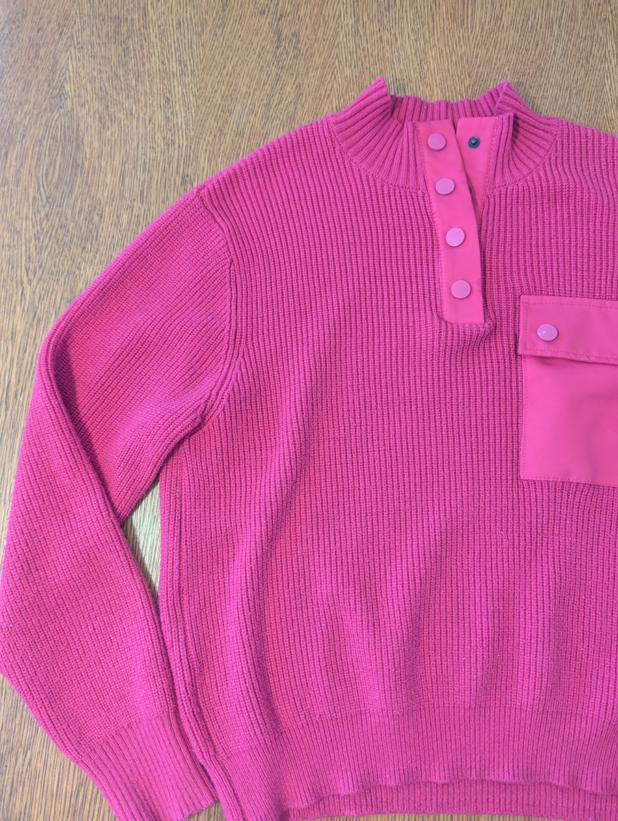Zara Knit Pullover Sweater Womens Size 13-14 CM 164 Magenta Pink
