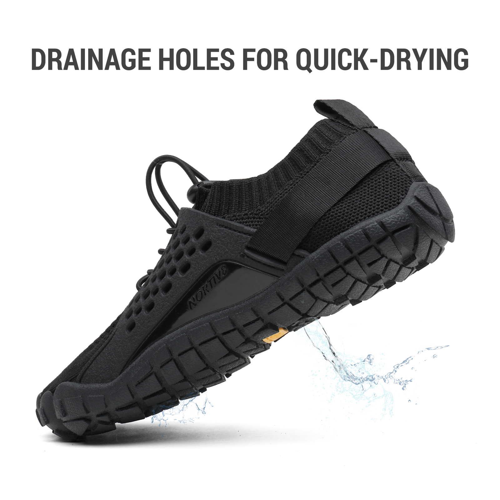 NORTIV8 Women Water Shoes Quick Dry Barefoot Swim Diving Surf Aqua Beach Sports