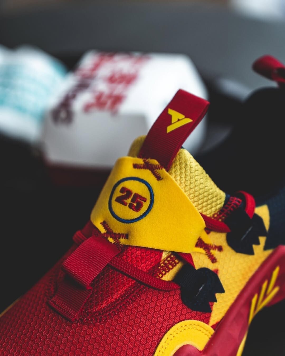 Adidas Trae Young 1 Red Gold Navy Blue MCDONALDS ALL AMERICAN GAME PE GX6815