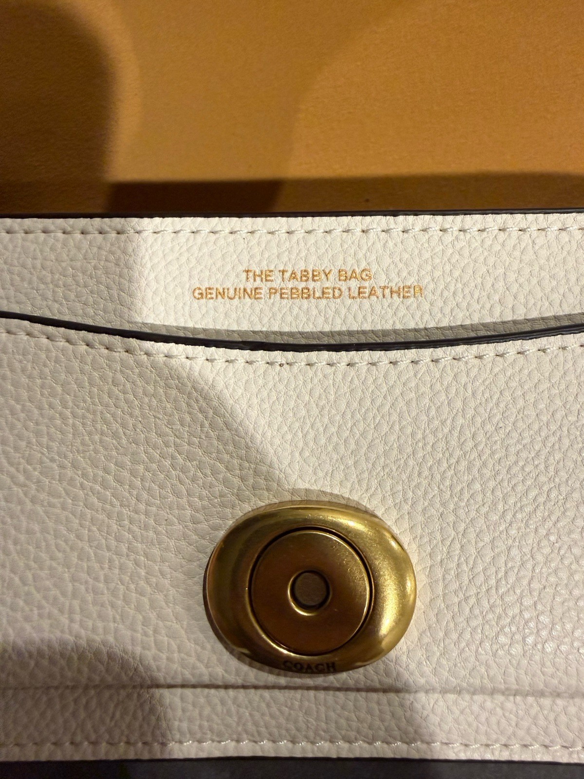 Coach Tabby 20 Women’s Shoulder Bag White With Gold Hardware – Small