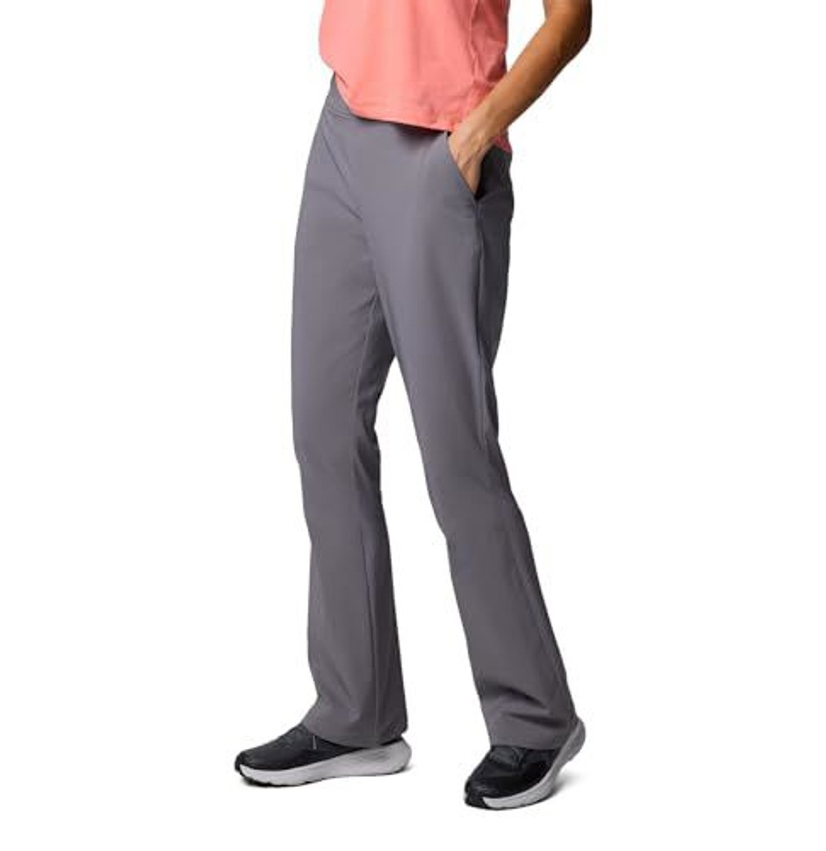 Columbia Womens All Seasons Bootcut Pant City Grey Medium Long Open Box Used