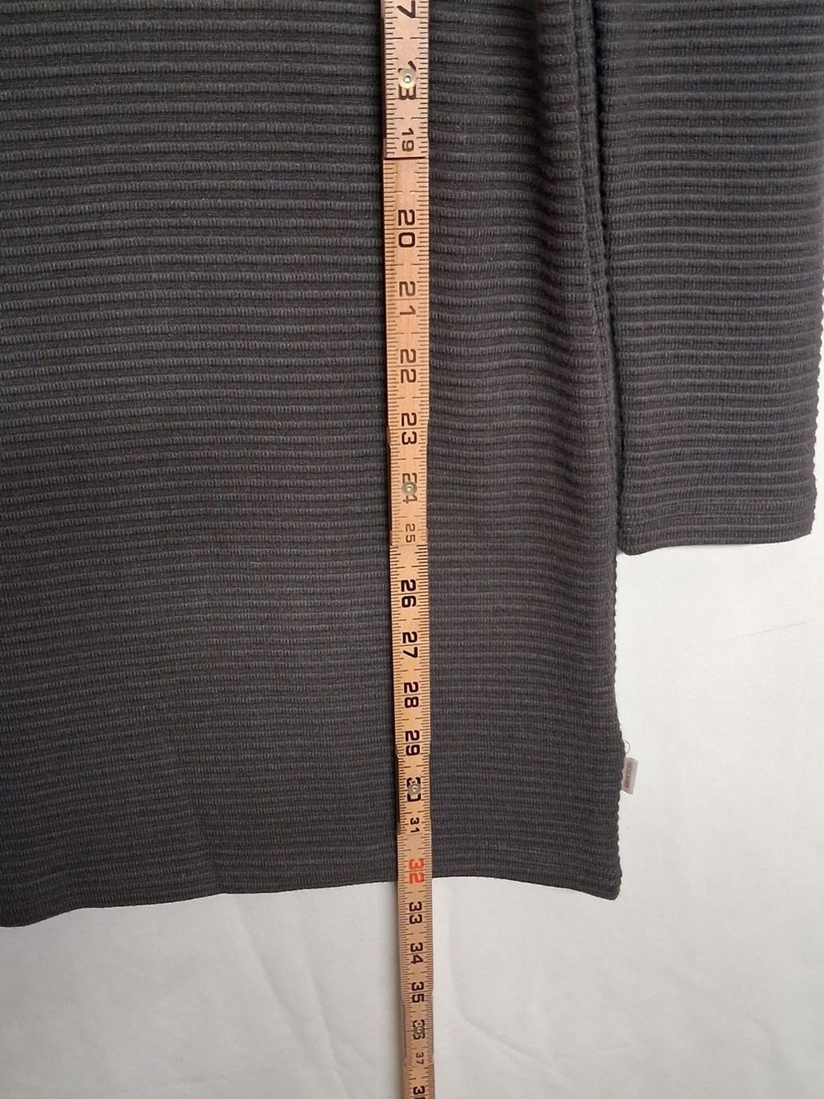 BRIXTON Bandera Mini Dress Ribbed Long Sleeve Washed Black Small NWT