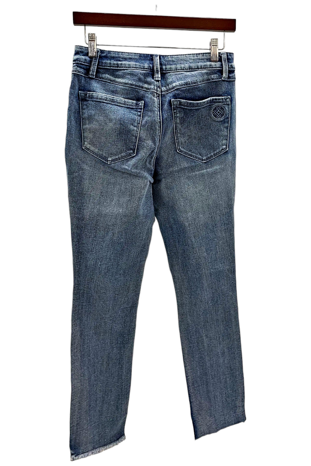 Laurie Felt Forever Denim 5 Pocket Easy Skinny w/ Destruction