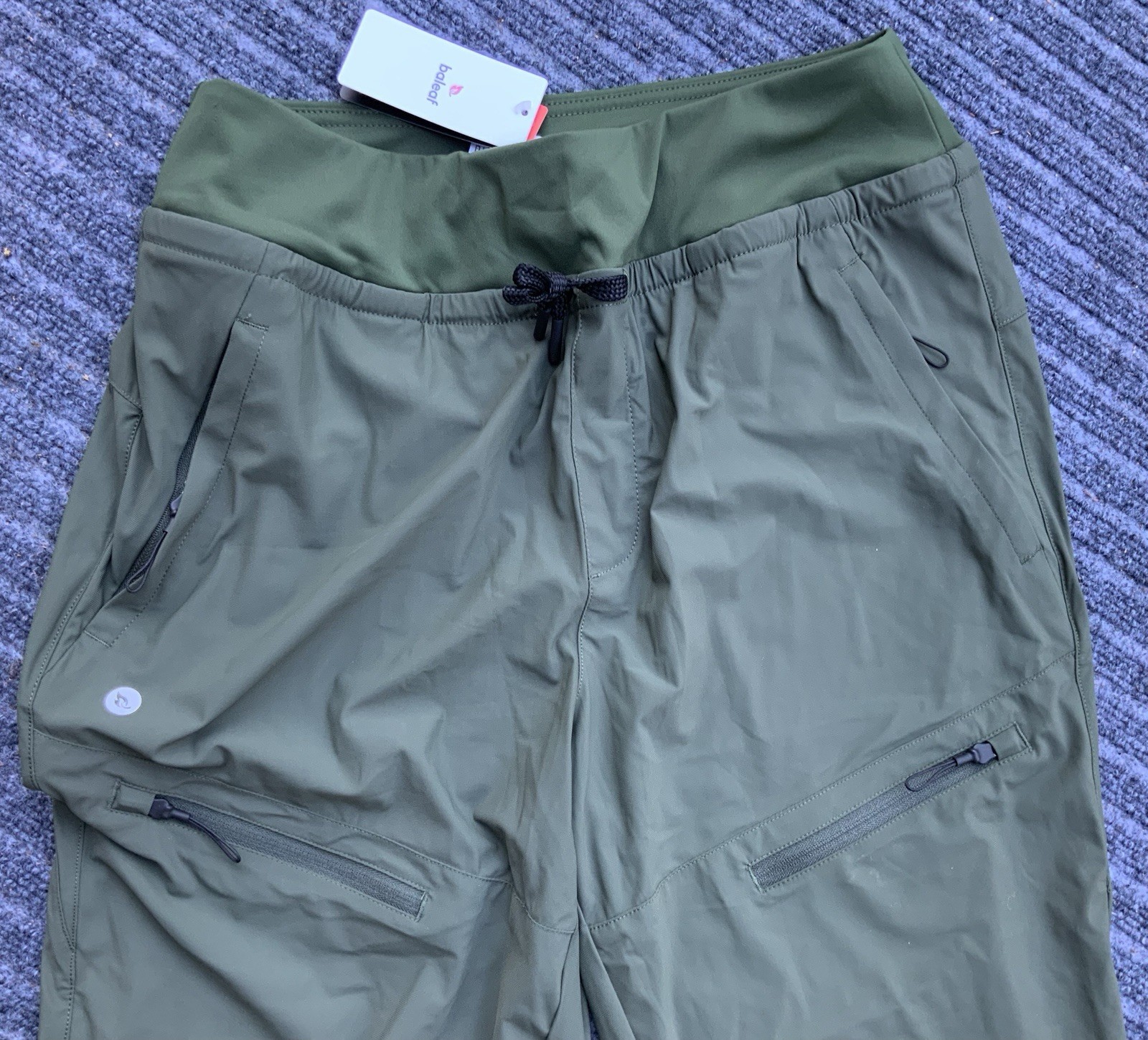 Baleaf Women’s Green UPF 50+ Hiking Jogger Pants Size M New With Tags