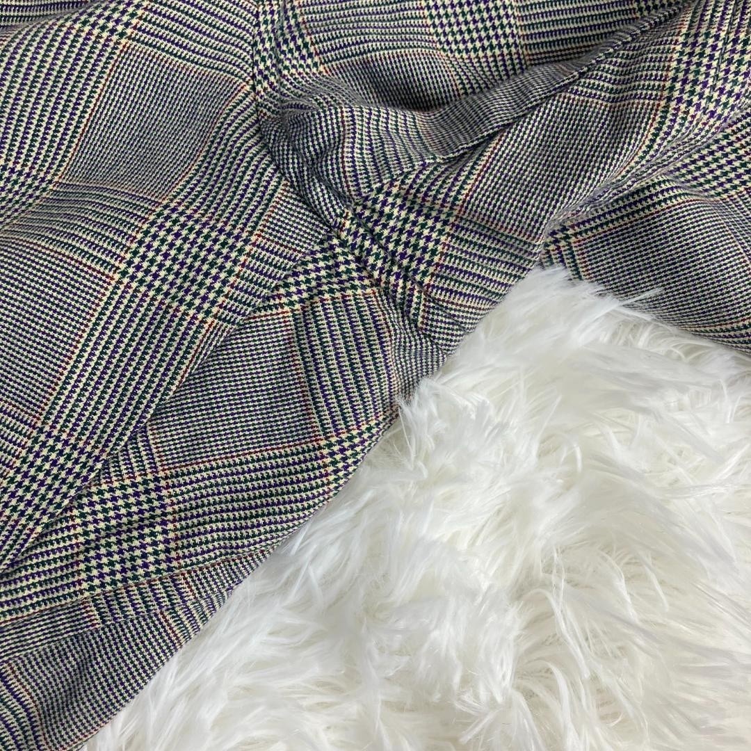 Engineered Garments Glen Check Cinch Pants 32 USA Made Cotton Check Trousers F/S