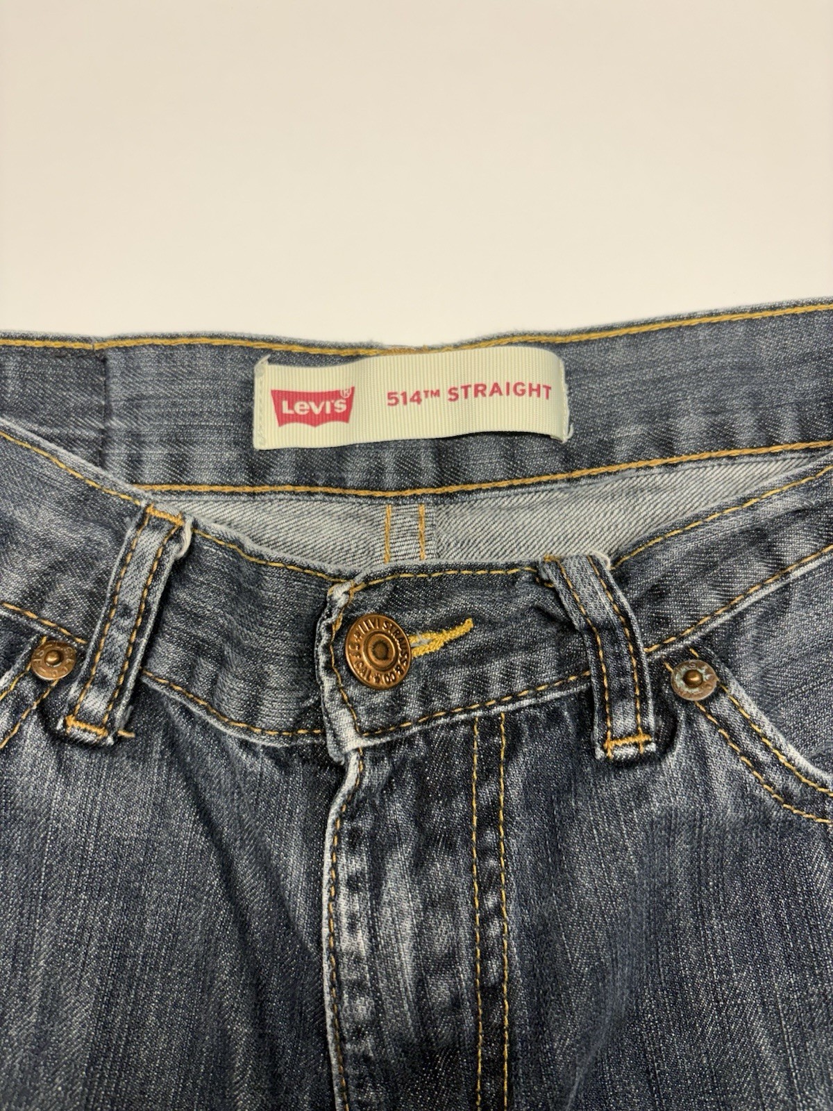 Levi’s 514 Y2K Straight Boys Jeans Size 18 Regular 29×29 Medium Wash Denim