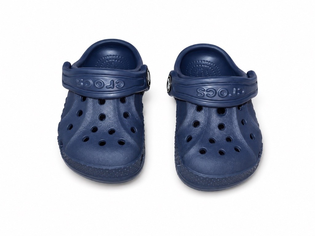 Crocs Baby & Toddler Baya Clogs – Navy Blue | Size 4