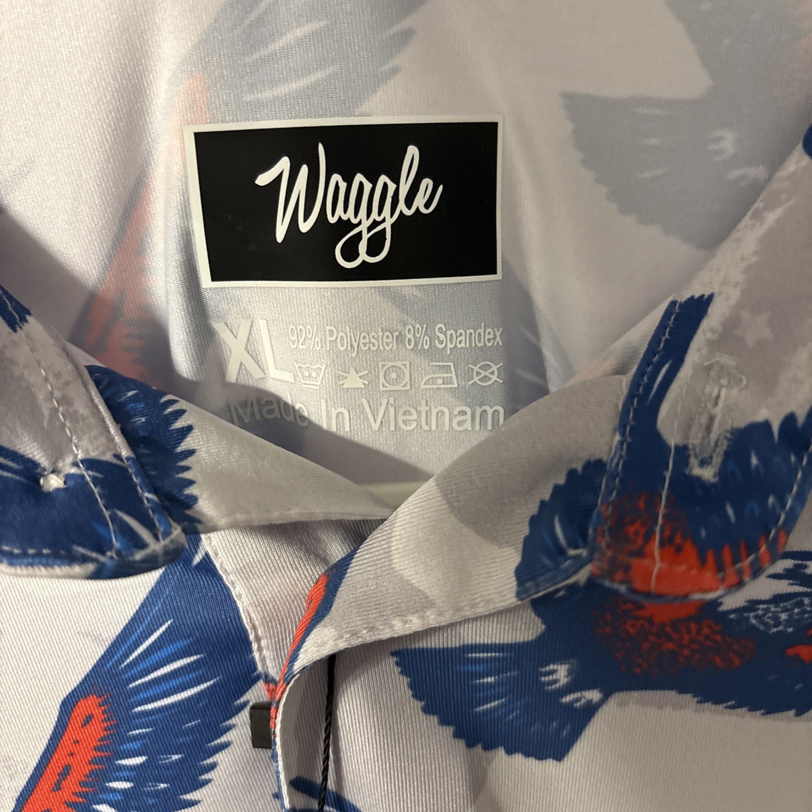 Liberty Waggle Performance Golf Polo Men’s XL Athletic Fit NEW NWT Eagle Print