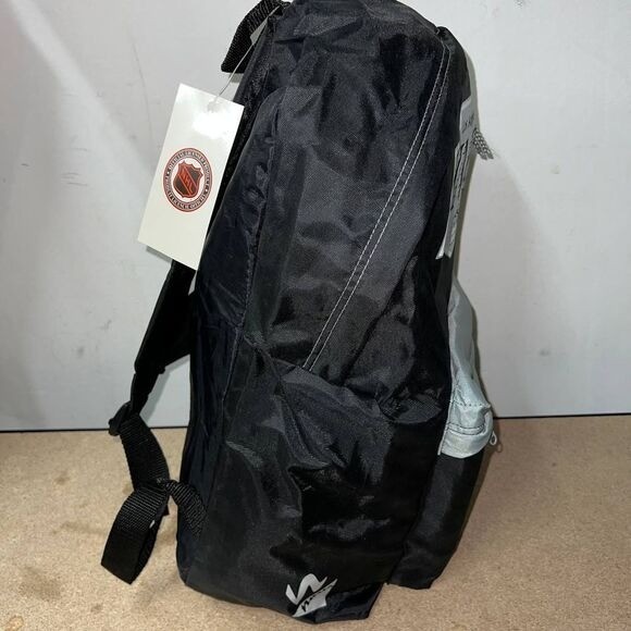 Vintage Los Angeles LA Kings Backpack Bag Black NHL Nasco Lightweight Printed