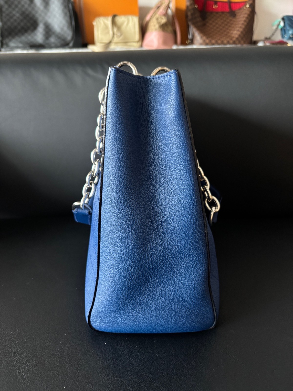 Dior Pre-Owned Authentic Tote Blue Free Tracked Shipping