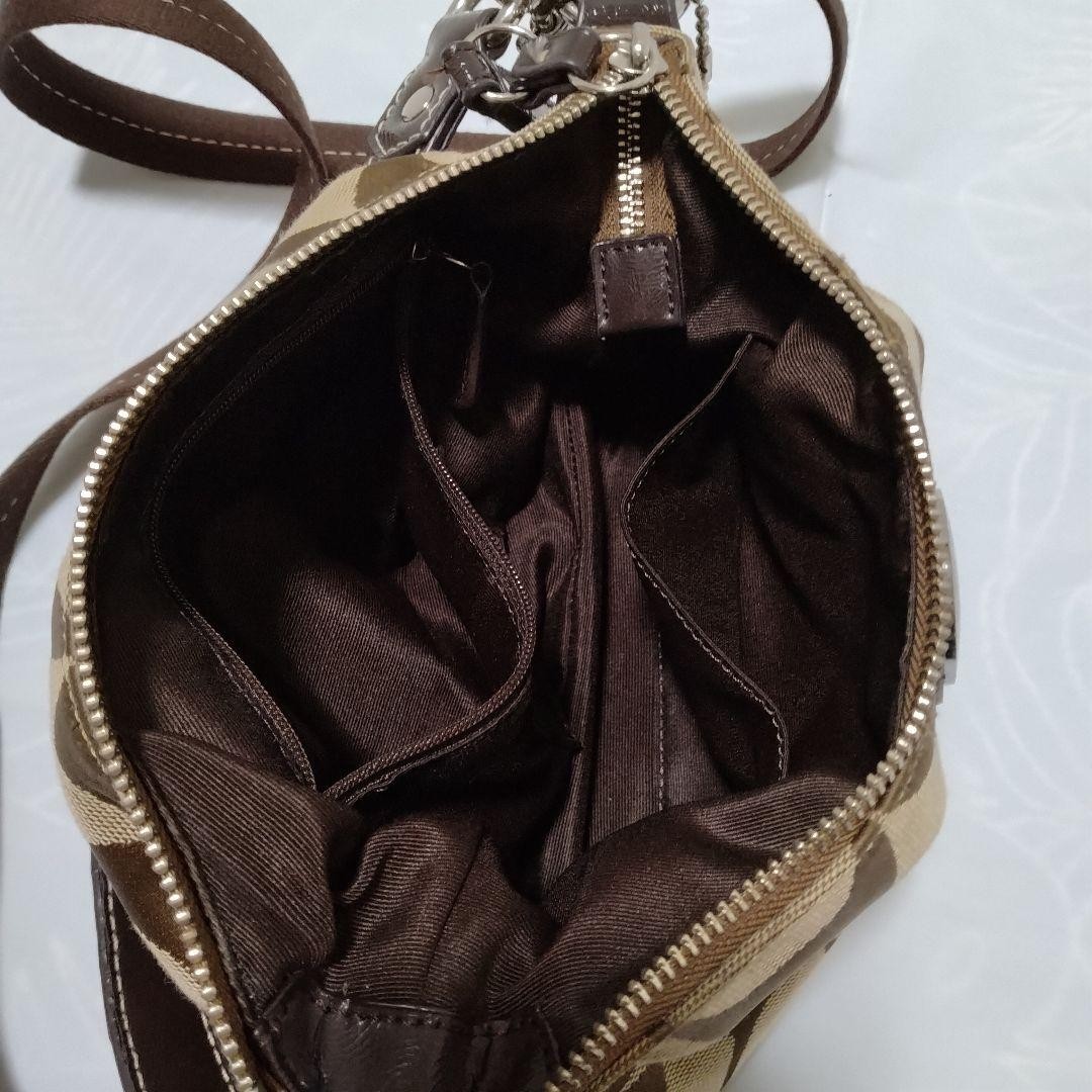 Excellent Condition COACH Signature 2way Shoulder Bag F19218 28a