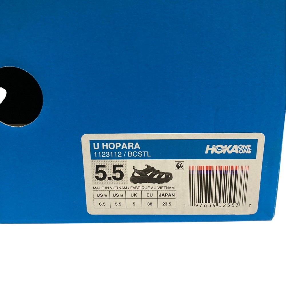 HOKA ONE ONE Hopara Sandals, 9.3″” Black Women USED
