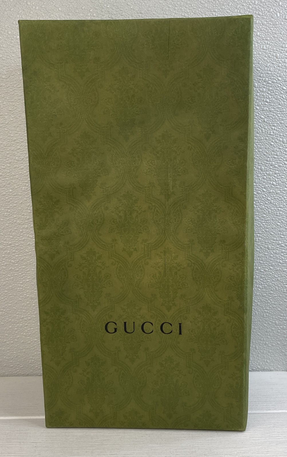Gucci Miami Slides Mens US12 UK11 Beige-Ebony Rubber Platform Sandals *PREOWNED*