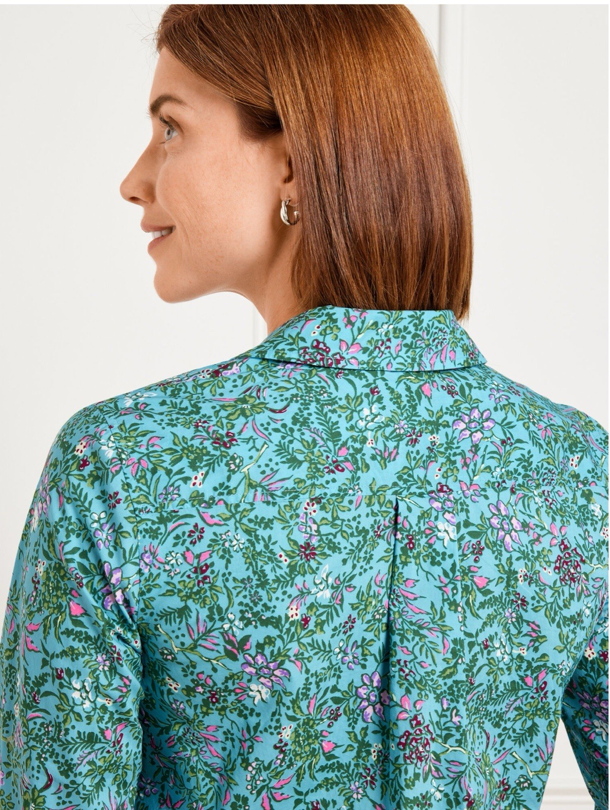 MODERN CLASSIC SHIRT – LEAFY FLORAL SIZE XL