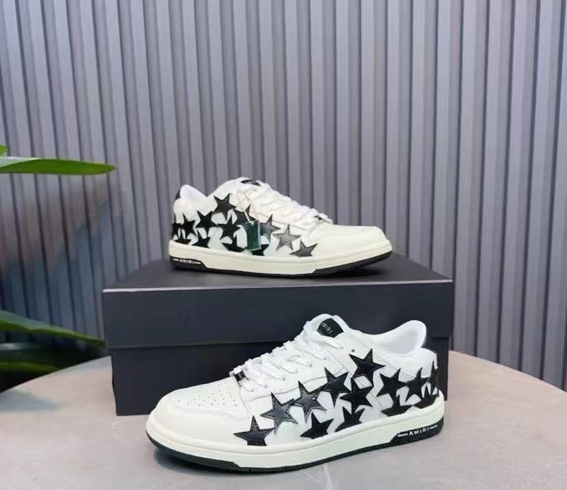 Amiri Star Sneakers US Size 9.5 Men’s/Women’s Fashion Casual Board Shoes