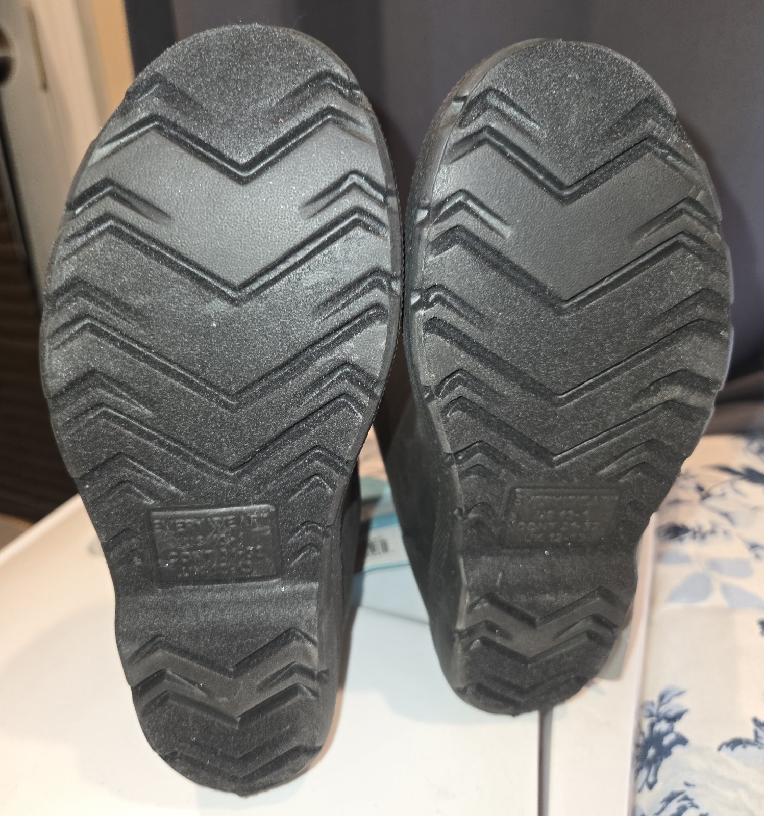 TOTES Toddler Lightweight Rain Boots Size 13-1 Black NWT