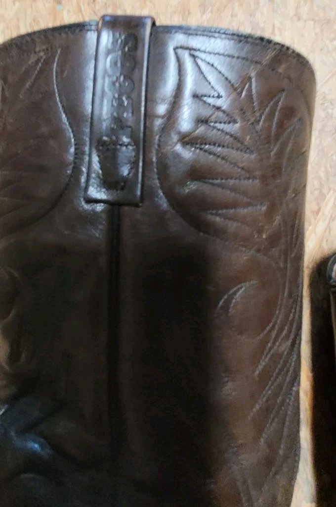 Men’s RED WING PECOS Brown Leather Western Cowboy BOOTS SZ 10-1/2B Narrow 10.5B