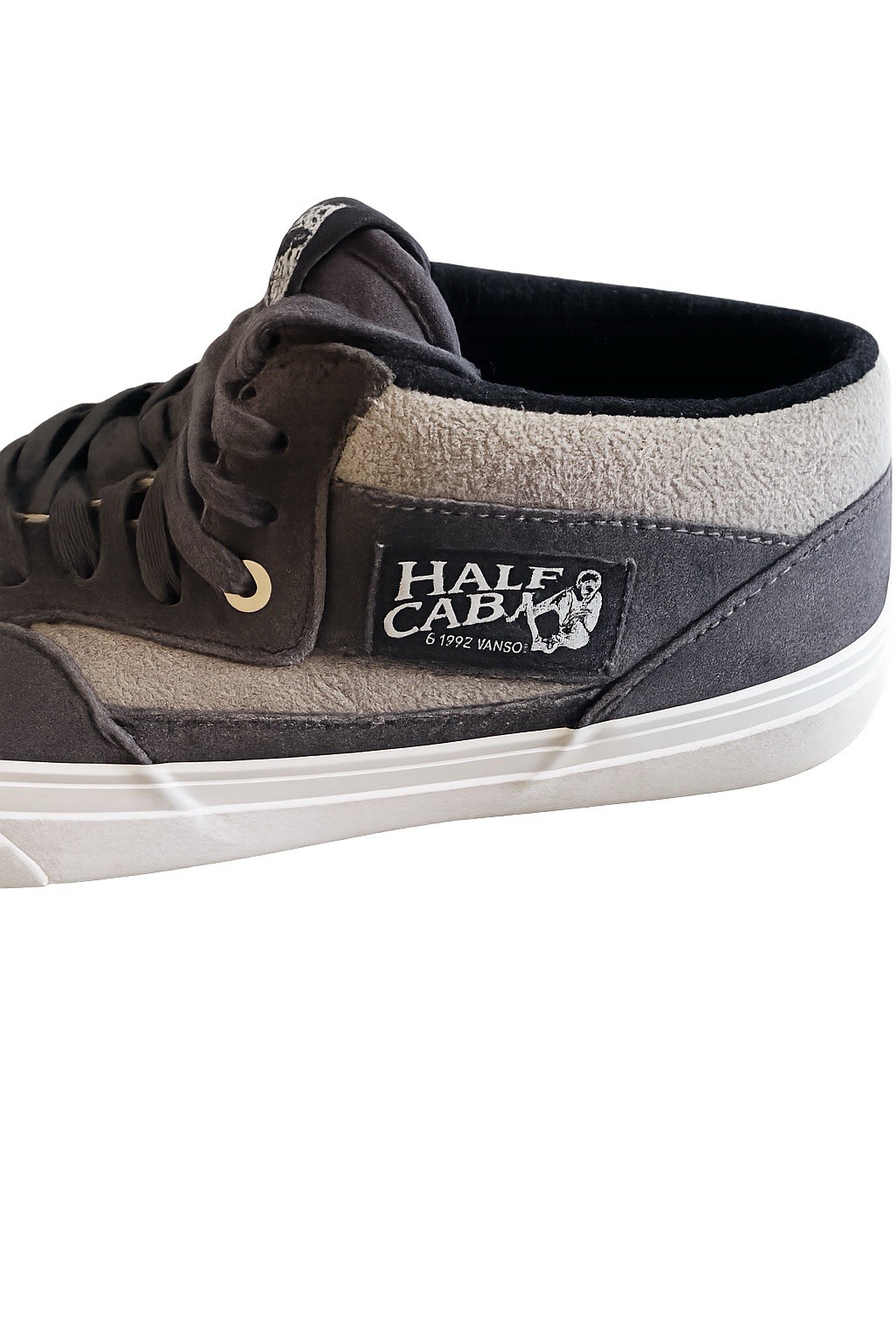 Vans Half Cab Pro Skate Shoes Black Gray Suede Men’s Size 9 VN0A5FCN