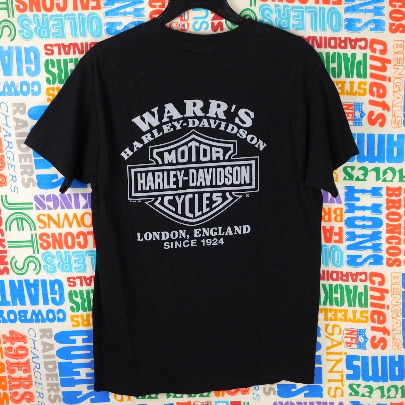 Harley Davidson Bad To The Bone Pocket Tee Size M Warr’s London 2009