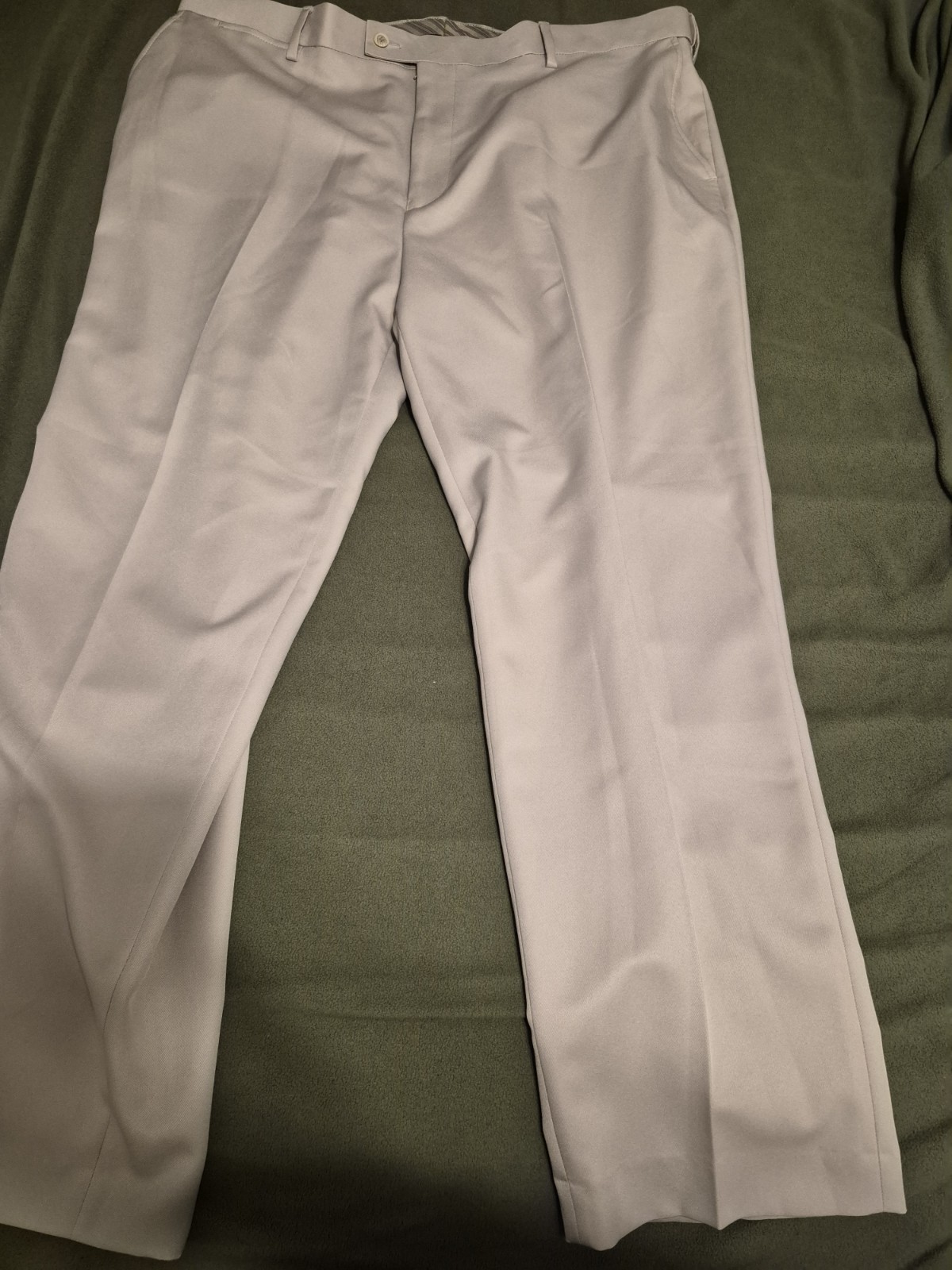 Tan Size 32×30 Saddle Bred Comfort Waist Straight Fit Khakis