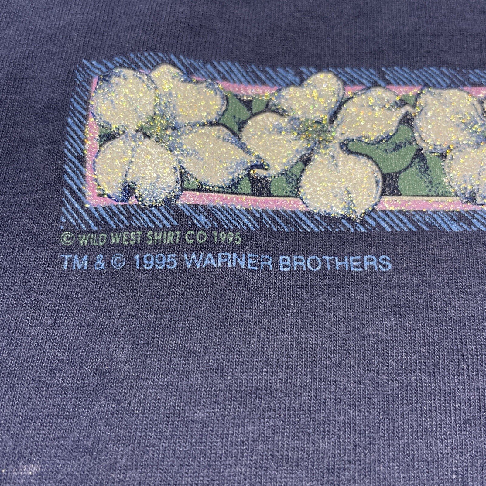 Vintage 90s T-Shirt Men’s Large Blue Dallas Texas USA Made Distressed Art Grunge