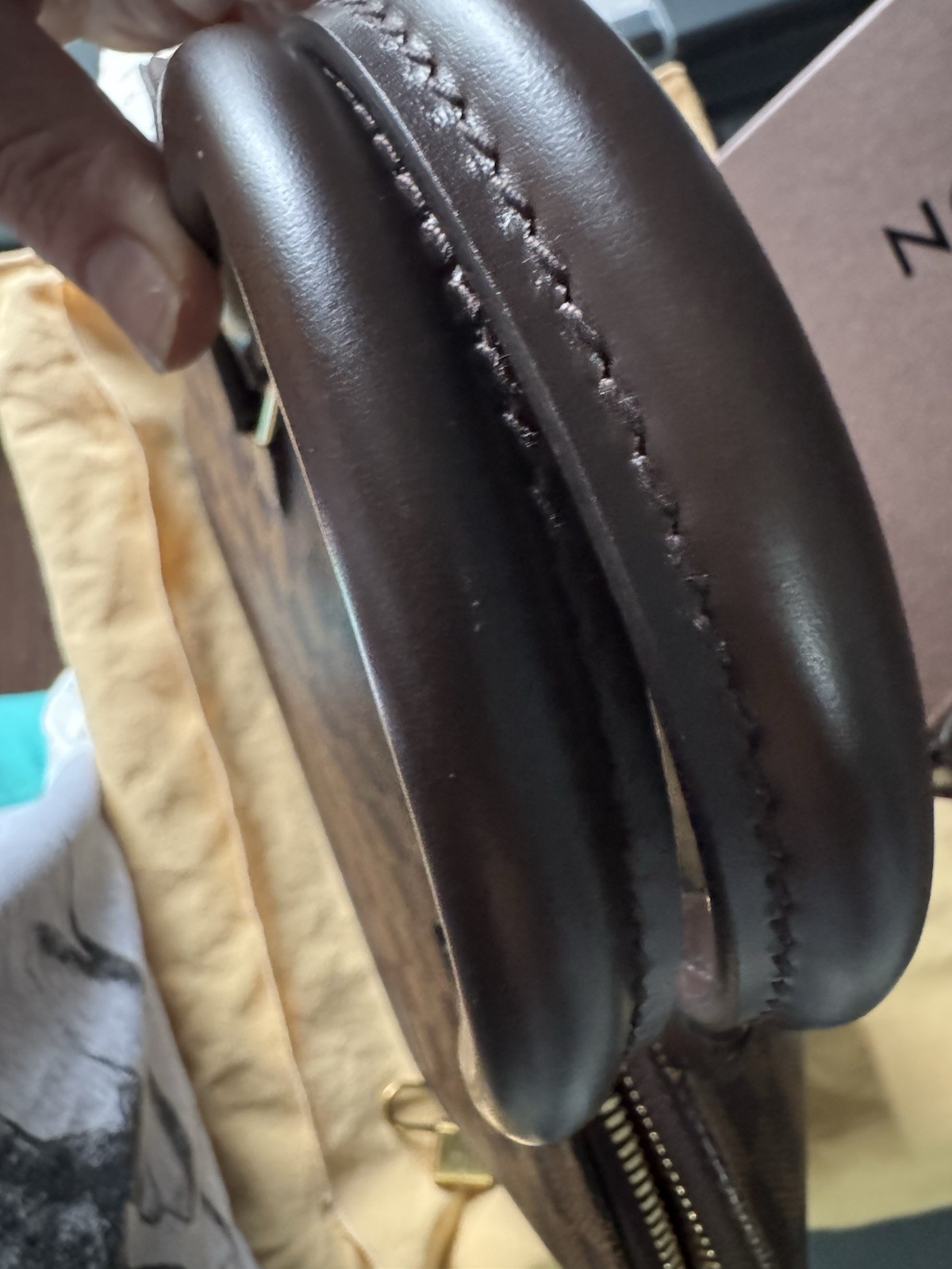 louis vuitton damier ebene alma pm