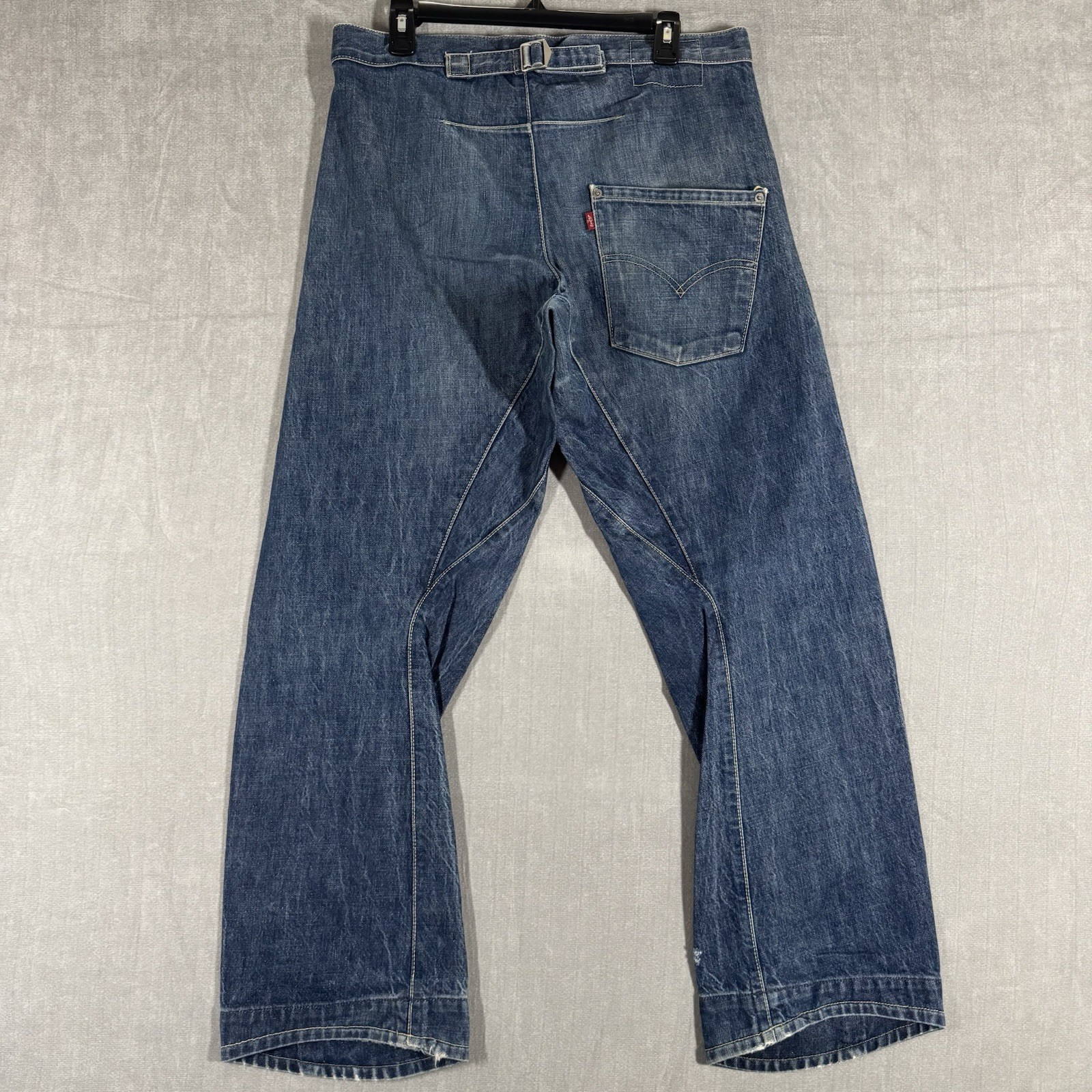 Vintage 2000’s Levi’s Engineered Jeans LEJ Twisted Leg Cinch Back Y2K 32×32
