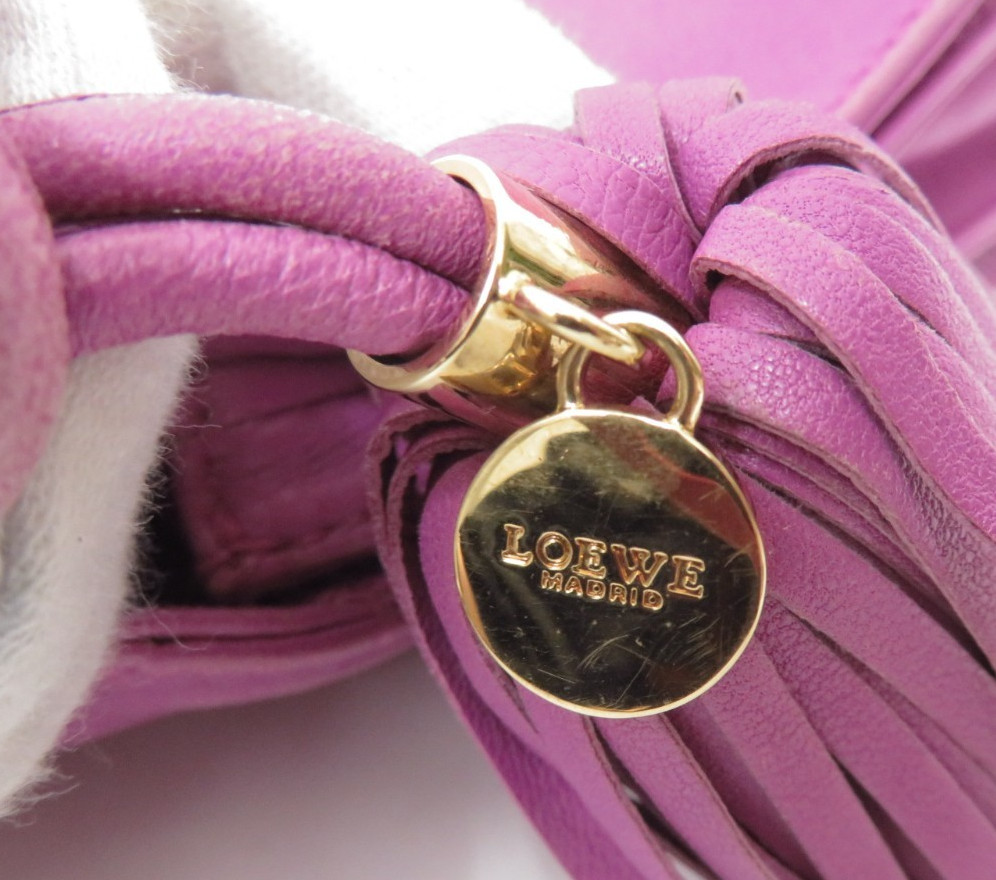 Authentic LOEWE Flamenco Lambskin Nappa Leather Shoulder Bag S#51068