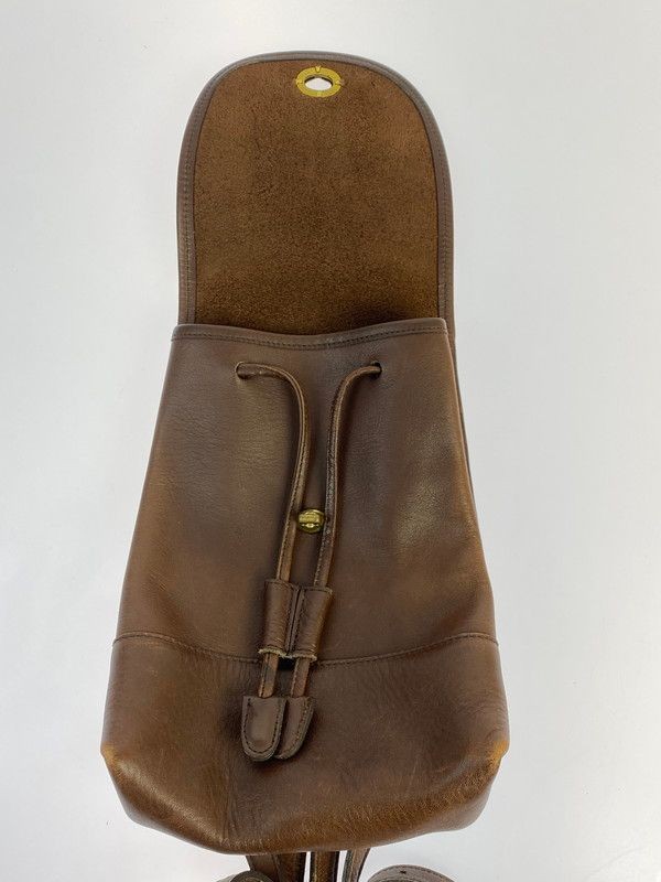 OLD COACH LEATHER BACKPACK W 18 cm (7.09 in)×H 22 cm (8.66 in)×D 11 cm (4.33 in)