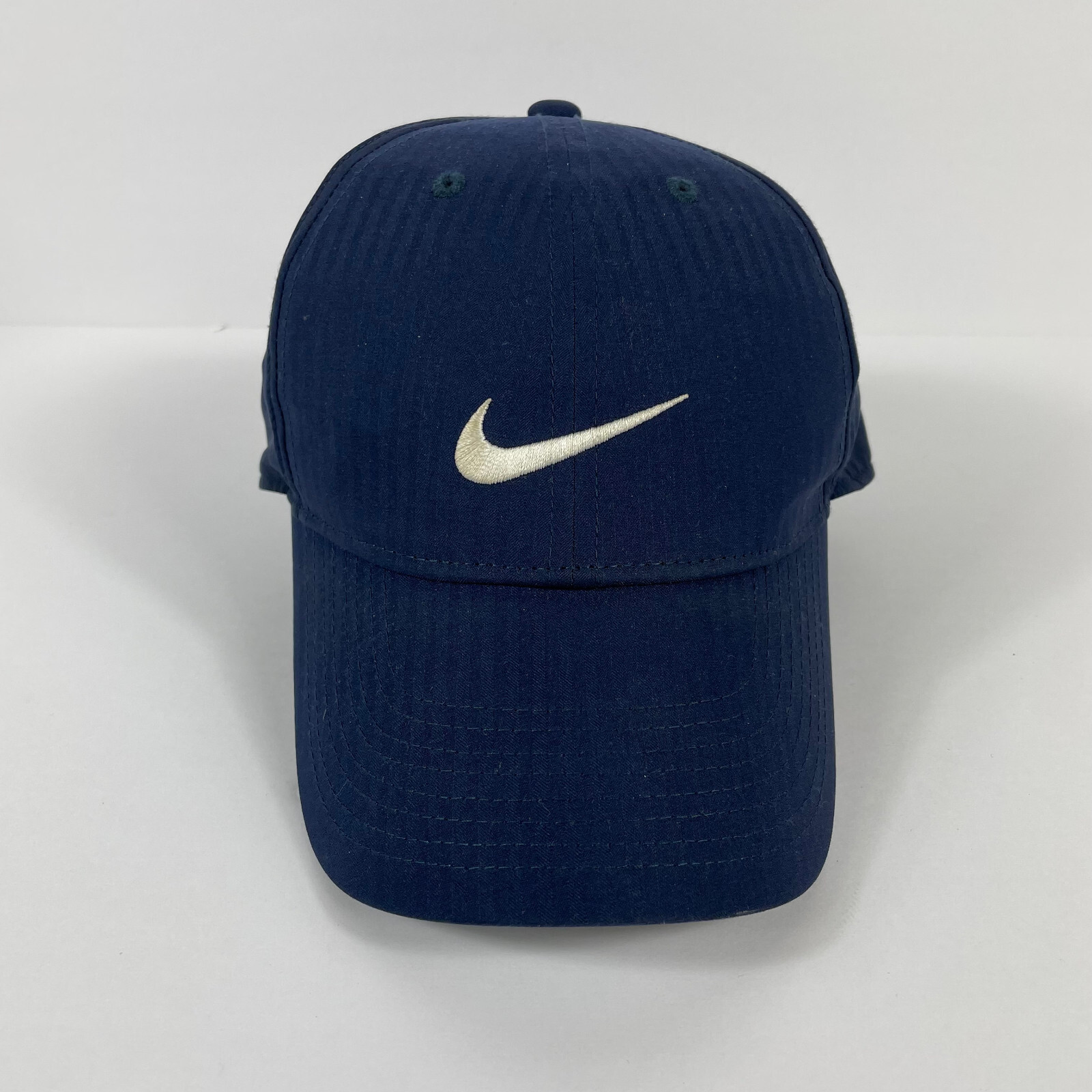 Nike Legacy91 Dri Fit Hat Men Blue Polyester Adjustable Strap Baseball Cap Hat